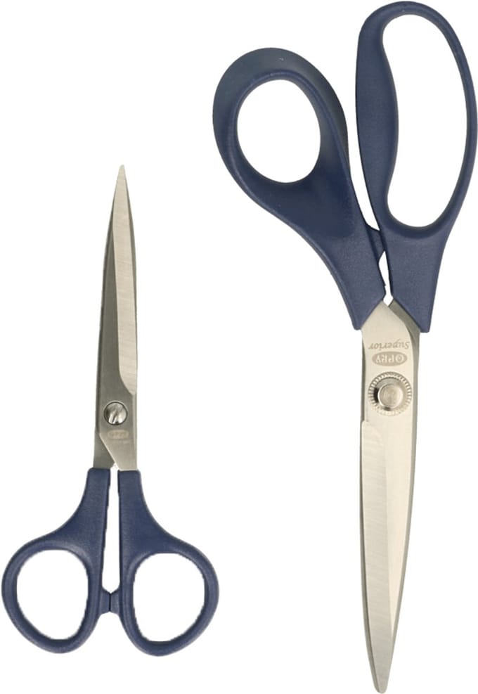 Opry naaischaar / stofschaar 21 cm. en borduurschaar 11 cm. set, nummer 62939