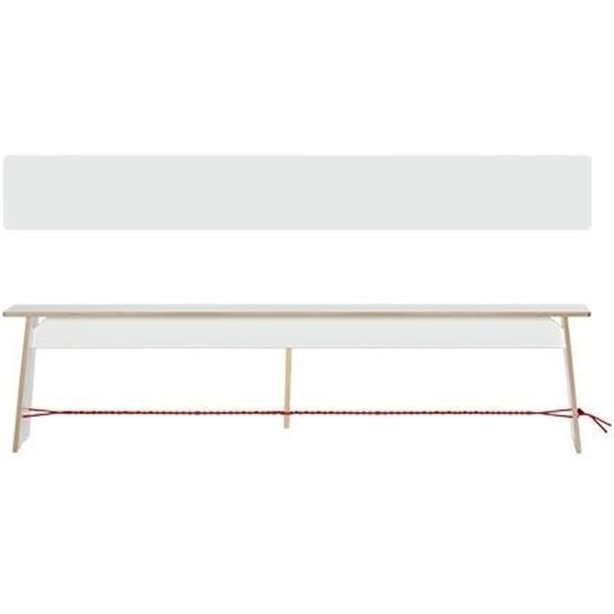 Moormann - Lange Max - wit (FU) - rood touw - L
