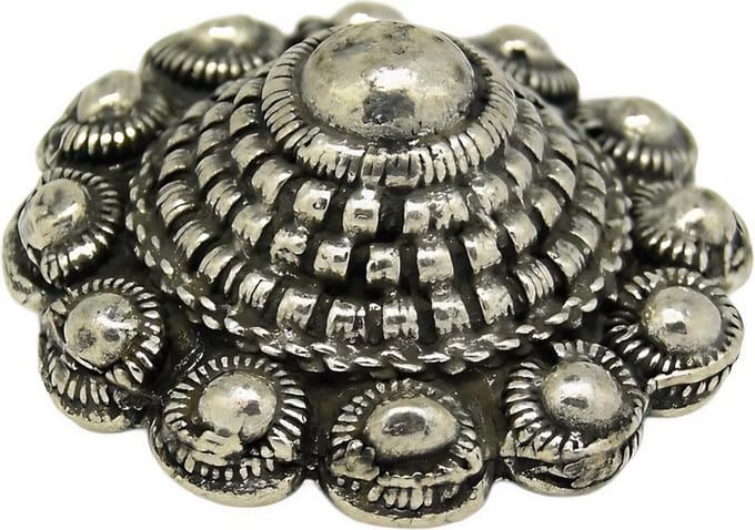Zeeuws Meisje - Broche Zeeuwse knoop meerdere randen