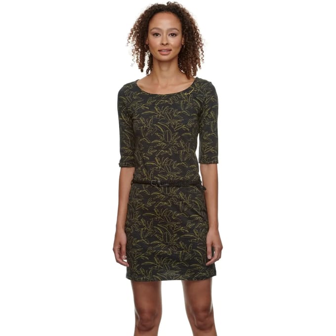 Ragwear jurk tamy Goudgeel-M (38)