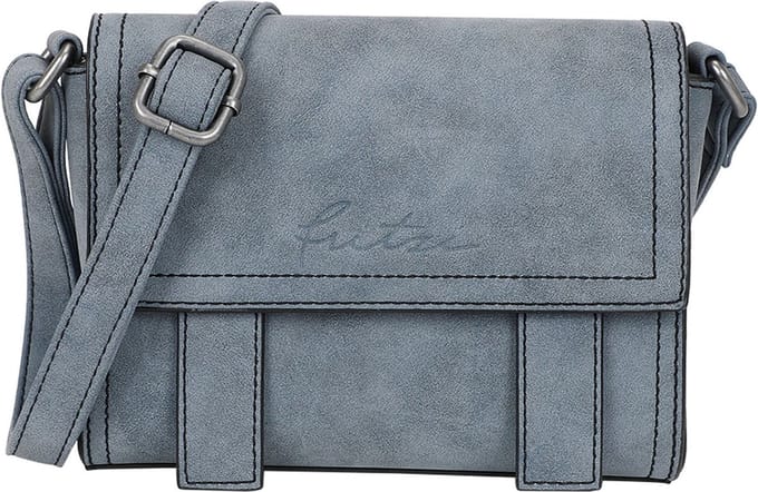 Fritzi aus Preußen Schoudertas Fritzi Jive Satchel Blue Grey Blauwgrijs