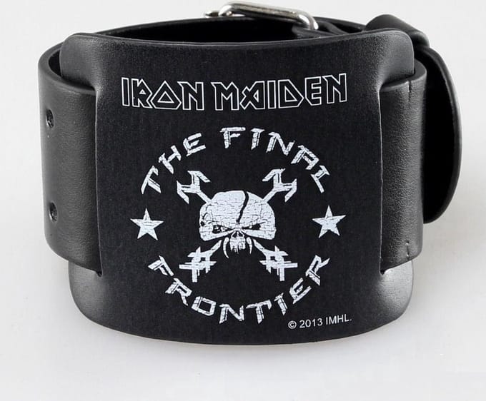Iron Maiden - The Final Frontier - Leren Polsband