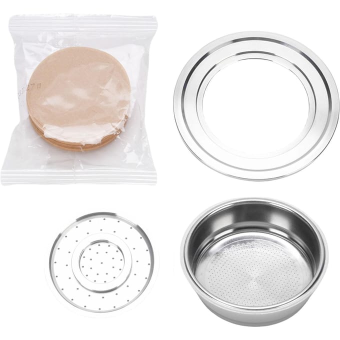 Tasse Capsule de Café Réutilisable Compatible avec Machine à Café SENSEO Capsule Rechargeable Filtre en Acier Inoxydable white