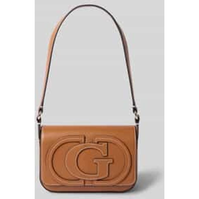GUESS schoudertas Ruby Flap Shoulder Bag Caramel bruine