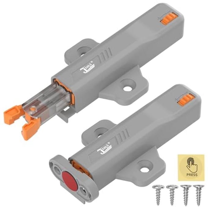 Duurzame Push to Open Deurvangers - 2 Pack voor Kasten en Lade