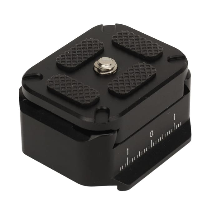 Snelkoppelingsplaat voor DJI Ronin RS2 RS3 Aluminiumlegering Snelkoppelingssysteem Camera-montage black