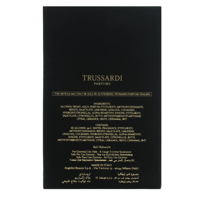 Trussardi Black Extreme - Herenparfum eau de toilette - 100 ml