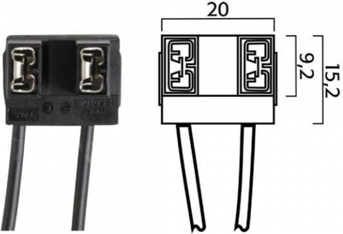 Lamphouder elektrische connector H7 RMS voor auto motor scooter Nieuw