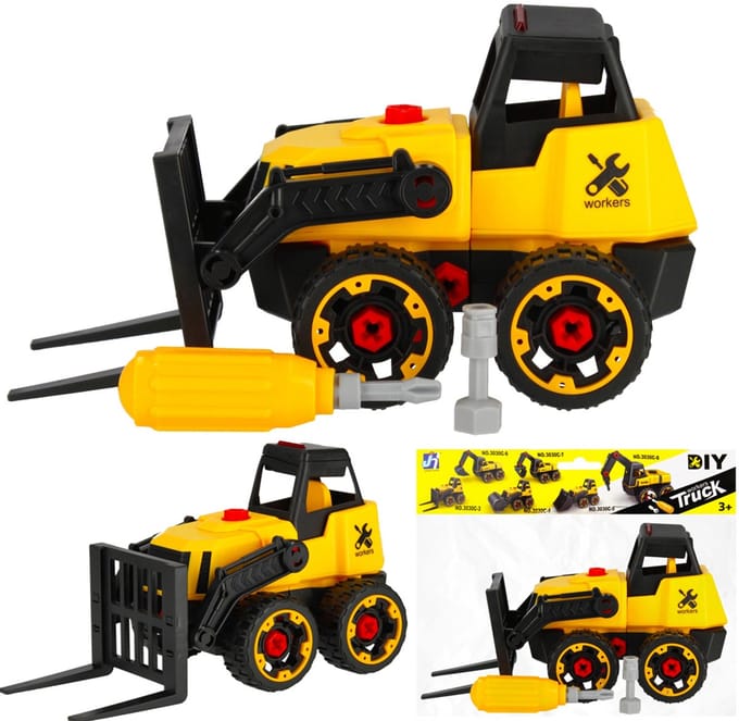 Mega Creative Stapelbare Heftruck Speelgoed - Zelf te Monteren