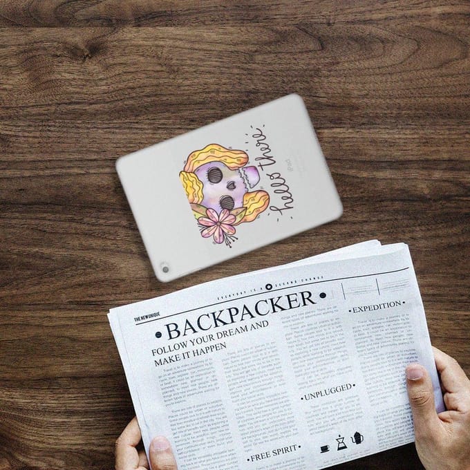 Tablet BackCover Apple iPad Mini 4 | Mini 5 (2019) Boho Skull