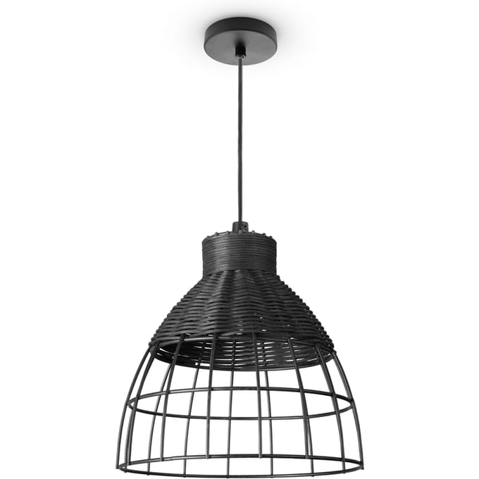 Hanglamp Riha zwart