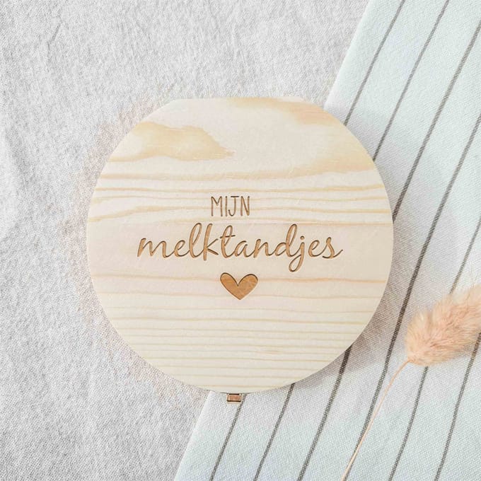 Tandendoosje | opdruk hartje | Fien & Feau