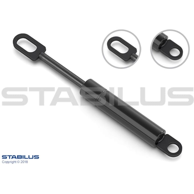 Gasveer, opklapbare koplamp STABILUS 745618