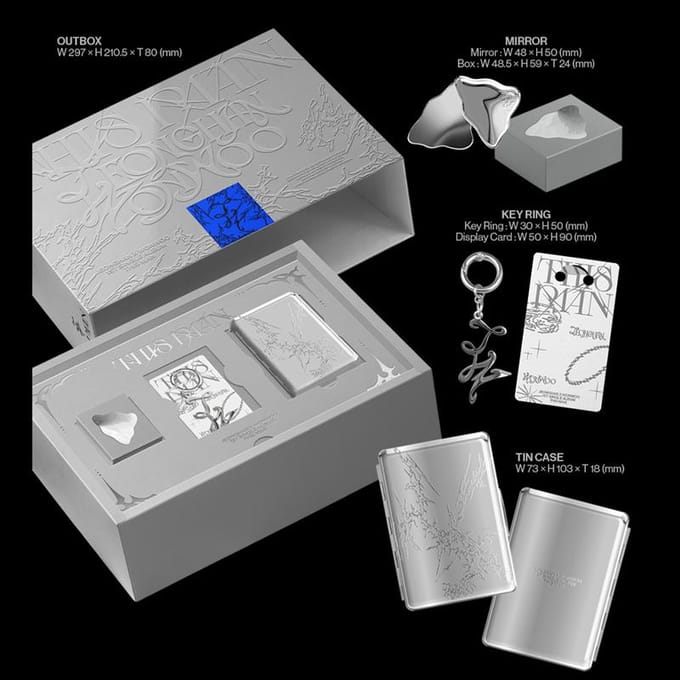 JEONGHAN X WONWOO (ZEVENTIEN) - 1e singlealbum 'THIS MAN' Deluxe Ver. 1PCS gray