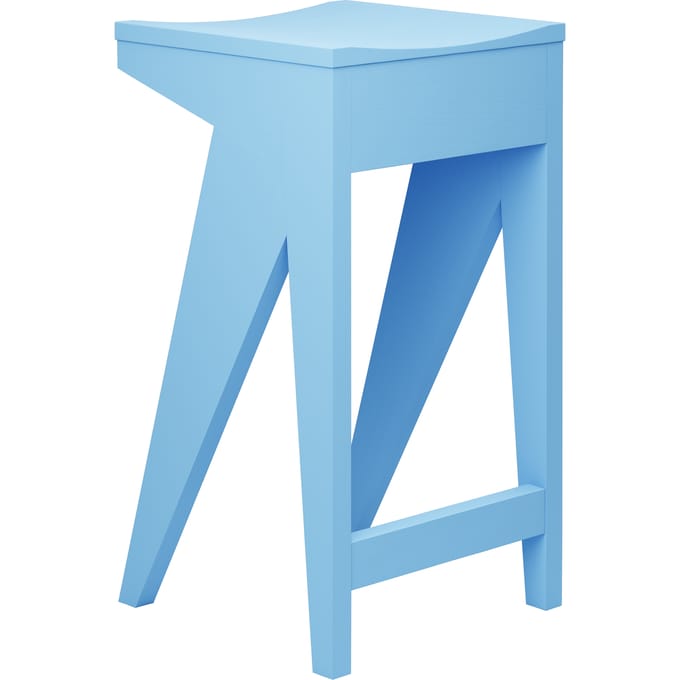 Objekte unserer Tage SCHULZ Barkruk - sky blue - 65 cm