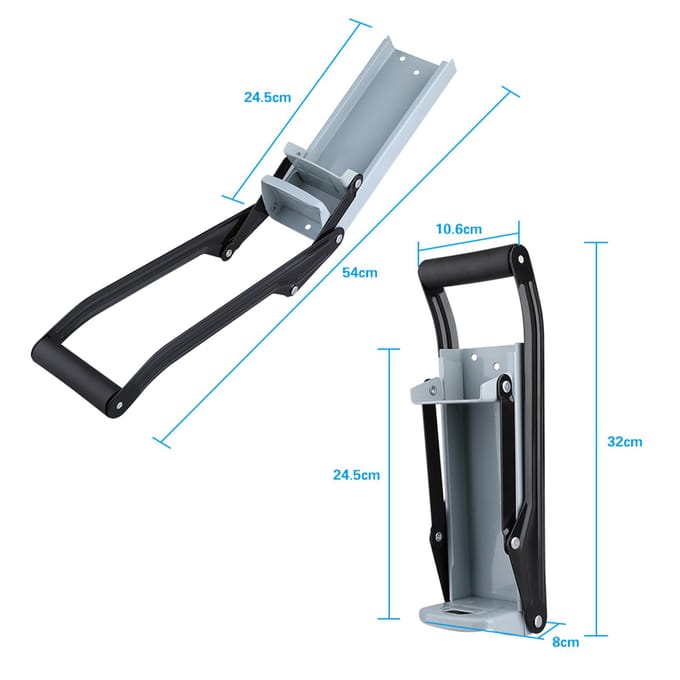 16oz Wandgemonteerde Thuis Dispenser Blikvermaler Smasher Bier Soda Blikjes Pletten Recycling Tool White gray