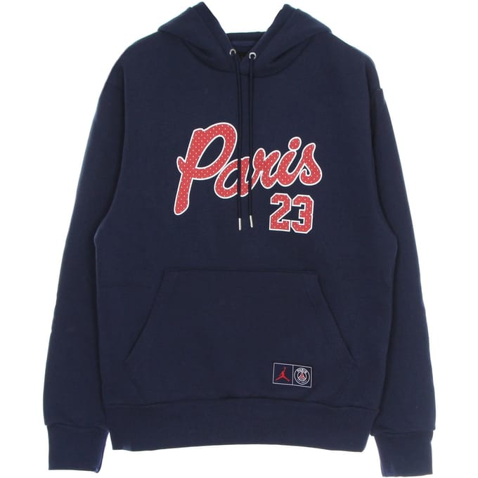 Paris Saint Germain herenhoodie Statement Fleece Po-hoodie Midnight Navy