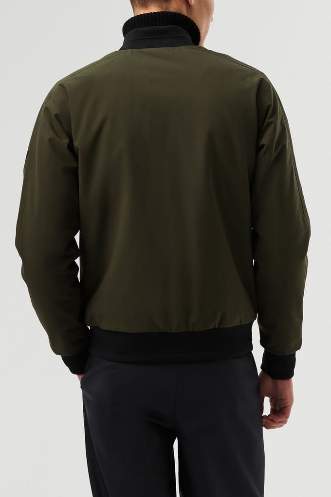 AlphaTauri Ata Ostol V2.y7.02 Jacket Dark Green Größe: S | Bomberjacken Outlet | Herren | Grün