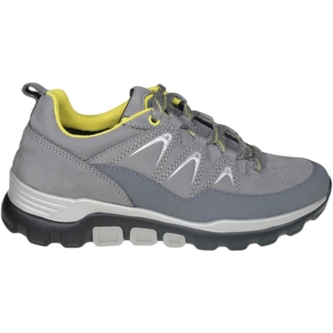 Gabor rollingsoft sensitive 96.925.49 - dames rollende wandelsneaker - Grijs - maat 42 (EU) 8 (UK)