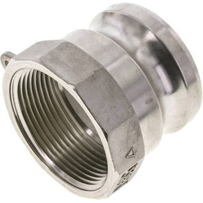 Camlock DN 60 (2 1/2'') Koppeling Rvs2 1/2'' NPT binnendraad Type A MIL-C-27487