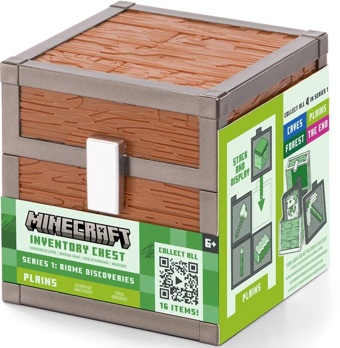 Noble Collection Minecraft - Replica - Loot Chest Plains