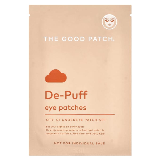 The Good Patch, patch décongestionnant pour les yeux, lot de 3 patchs beige