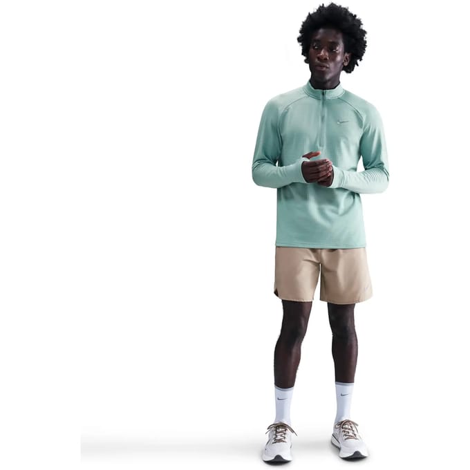 Langarmshirt met halve rits Nike Stride
