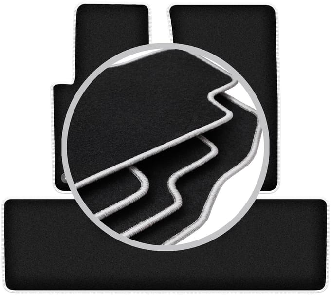 CARLUX-SILVER automatten voor: Mercedes G W461 off-road (1978-2008)