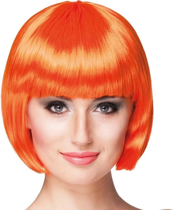 Oranje Pruik 'Cabaret' - Koningsdag - EK/WK Voetbal