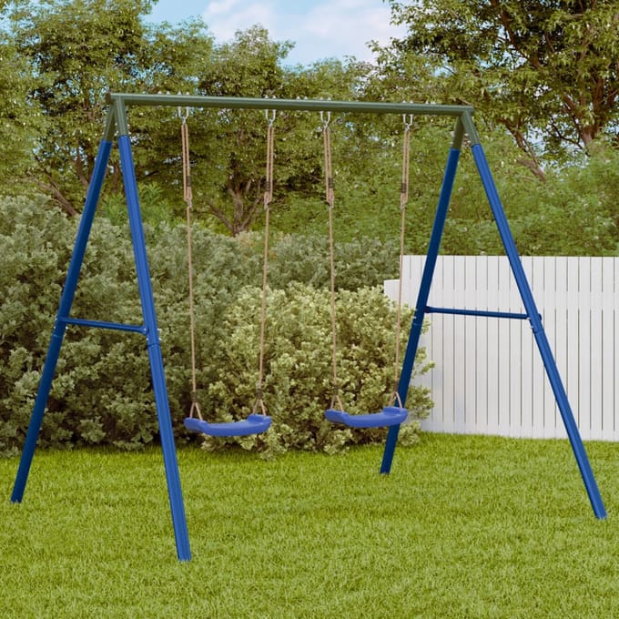 vidaXL - Schommelframe - voor - kinderen - buiten - B - 206 - x - H - 185 - cm