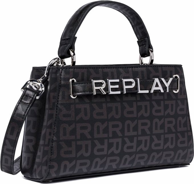REPLAY Handtas Schoudertas Handbag Black Zwart