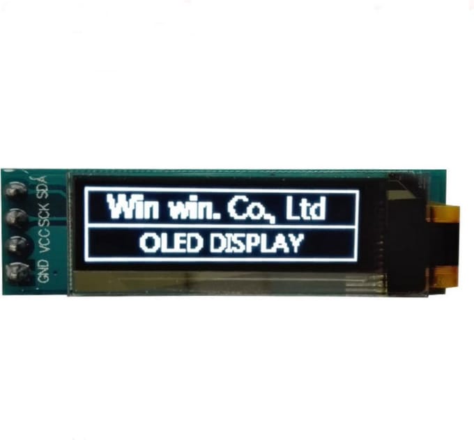 OTRONICÂ® Mini OLED display wit 0.91 inch 128x32 pixels I2C voor Arduino of Raspberry Pi