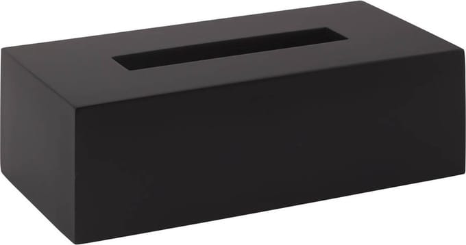 Moon Tissuehouder Black | Zwart | Polyresin (kusnthars)