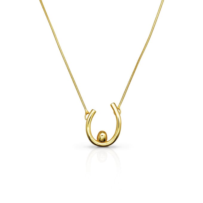 Schitterende 18K Gold Plated Halsketting U Hanger