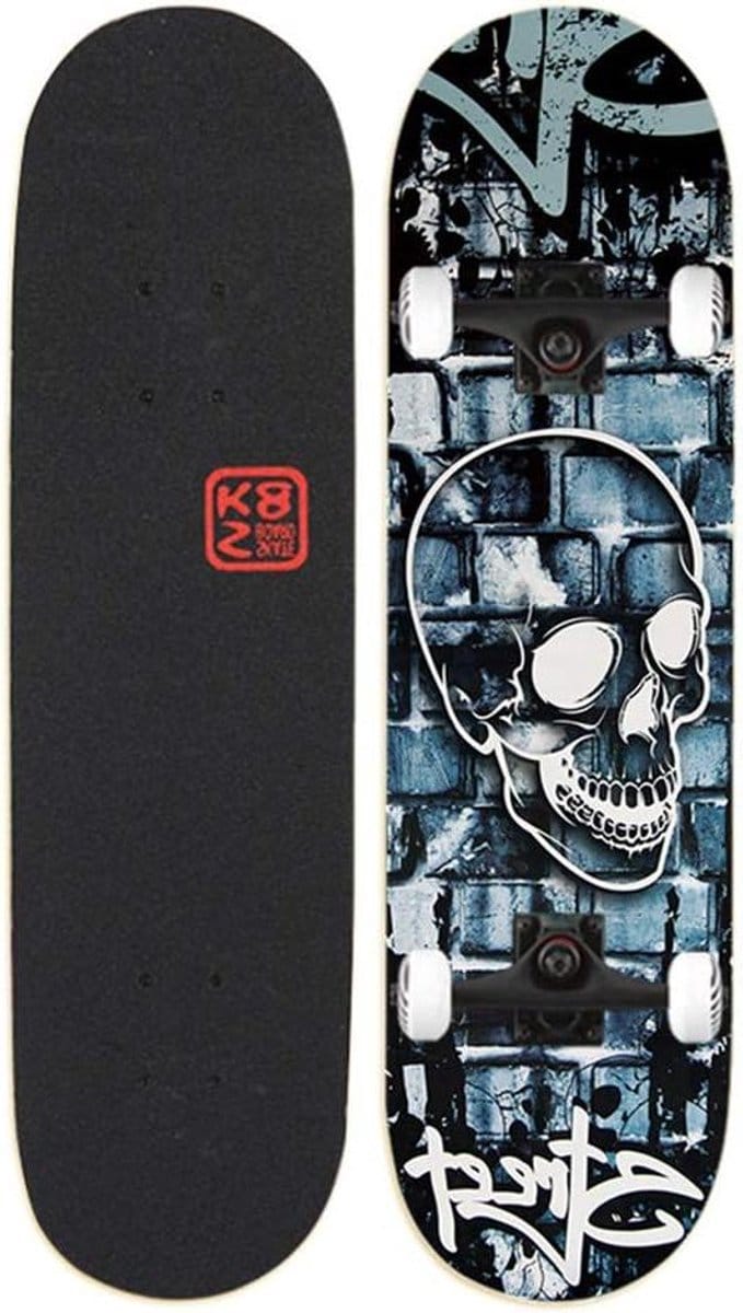 Skateboard - Cruiser Board - Beginners Oefenen - Dubbel Kick Deck - 31 x 8 Inch - A