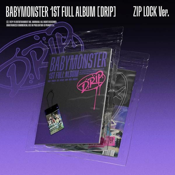 BABYMONSTER - [DRIP] 1e VOLLEDIGE album Zip lock