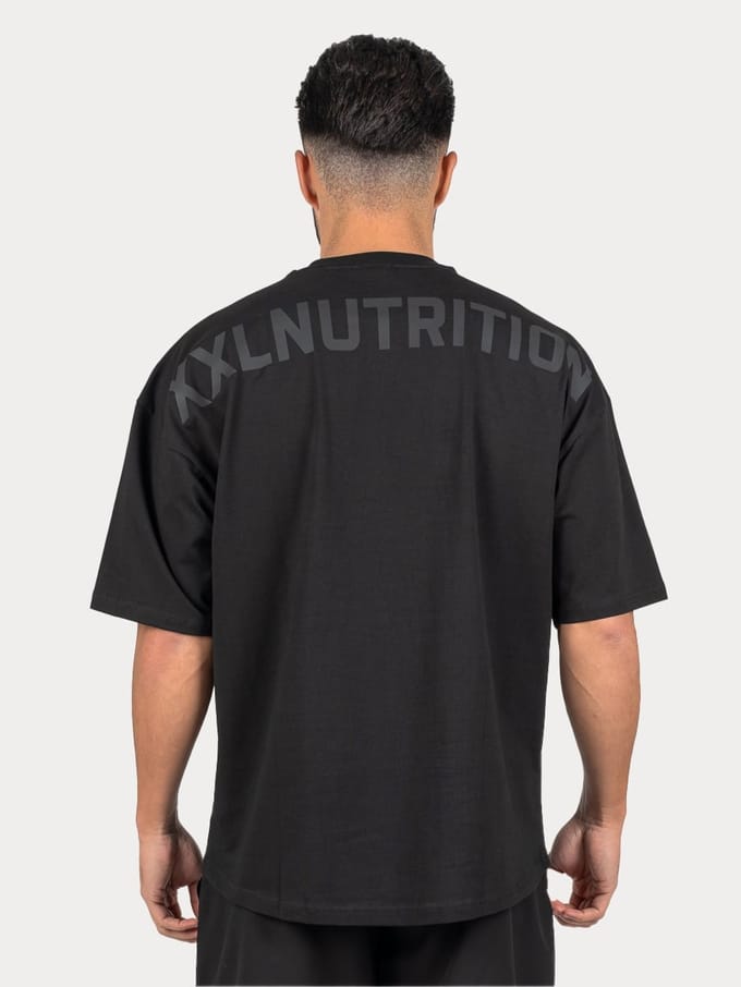 XXL Sportswear Base Oversized T-Shirt - Black Zwart M
