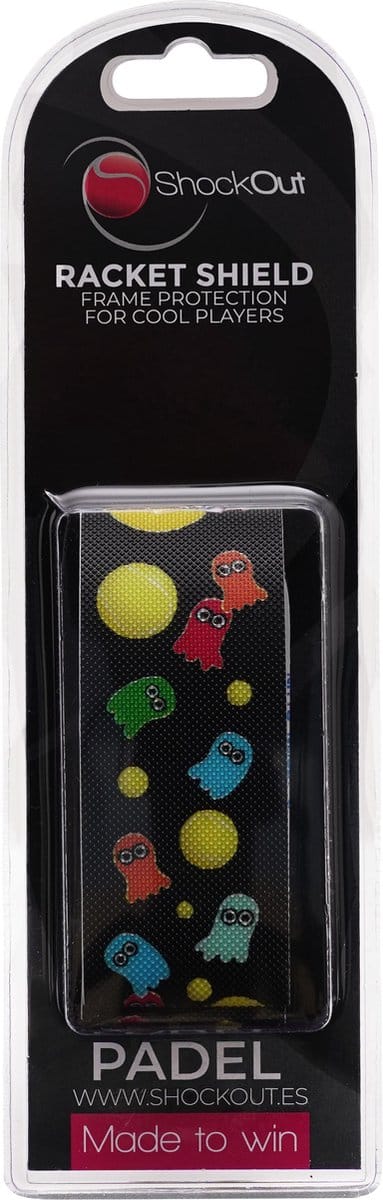 Shockout Racket Shield Protection tape padel racket Pac Man