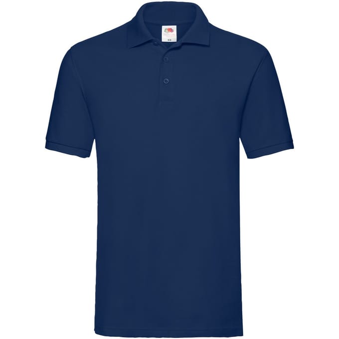 Fruit of the Loom Heren Premium Polo Shirt (Marine)