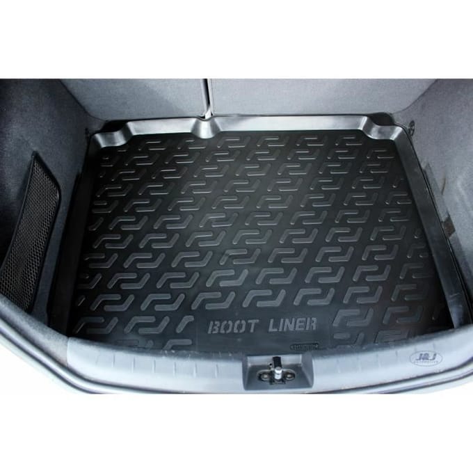 J&J AUTOMOTIVE | Tapis De Coffre Caoutchouc Premium Pour Seat Leon 2005-2012 noir