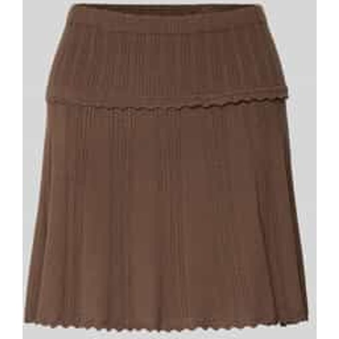 Mini-gebreide rok met elastische band model 'GIANNA'