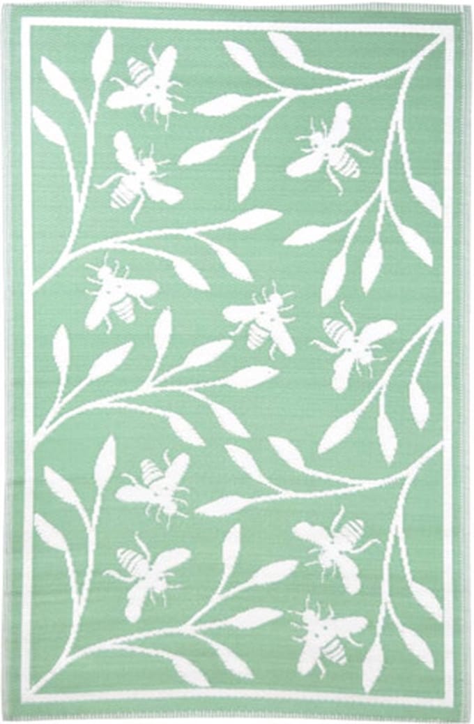 Esschert Design Buitenkleed Bijenprint 182X122 Cm
