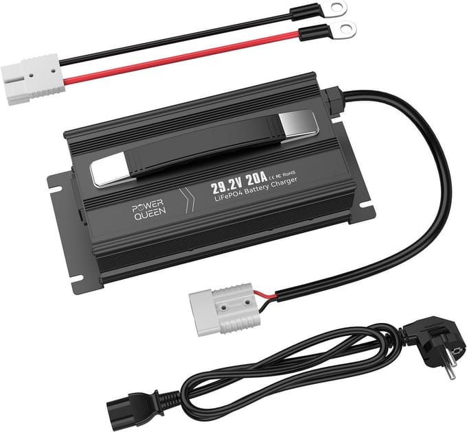 Volautomatische LiFePO4 Acculader met Meerdere Oplaadfuncties