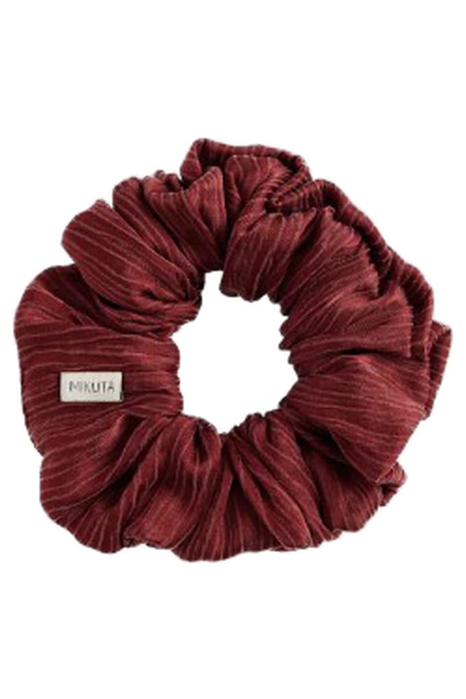 Mikuta The Red Crinkle Scrunchie Red Taglia: OS | Accessori per Capelli Outlet | Donna | Rosso