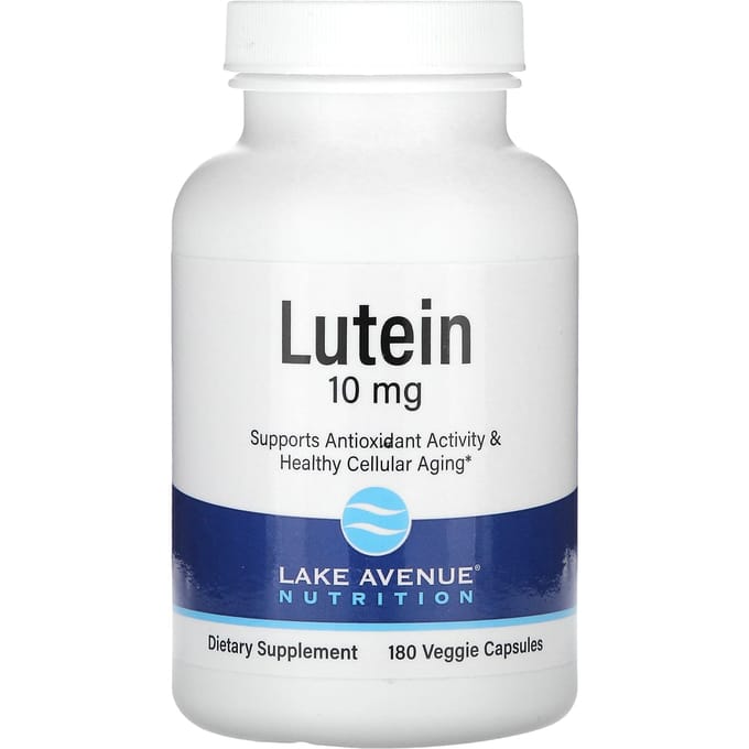 Lake Avenue Nutrition, Luteïne, 10 mg, 180 Veggie Capsules