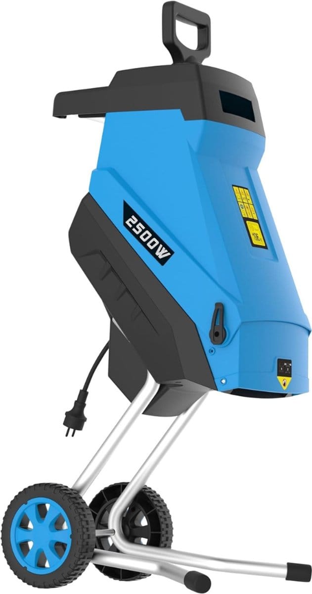 DnA® Hakselaar - Hakselaar Versnipperaar - Hakselaar Electrisch - Blauw - 49cm x 40cm x 104cm