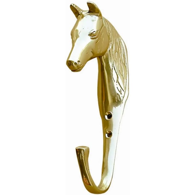 Messing paardenkop flens houder Tattini