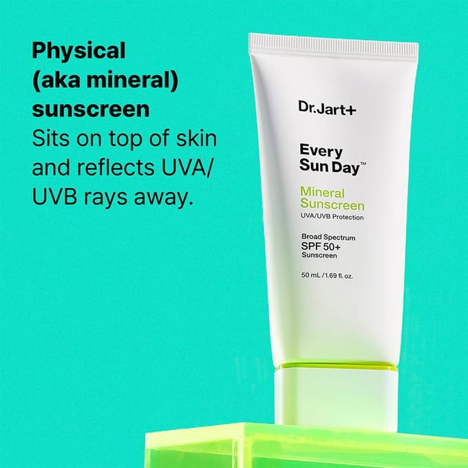 Dr.Jart+ Every Sun Day Milde Zonnebrandcrème SPF40 PA+++ Minerale Bescherming & Verzachtend 30ml gray