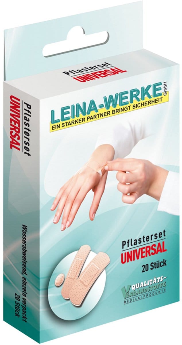 Leina pleisters universeel, 20 stuks, Beige