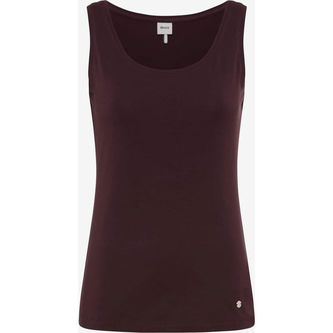 Brax Dames Top  Style SILVY blackberry violet, donkerpaars, maat 36